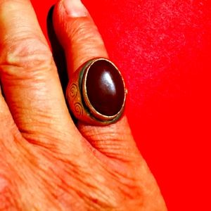 Vintage Sterling silver Jasper ring